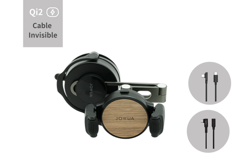 6D Tesla Compatible Invisible Foldaway Car Mount Qi2 Wireless Charger for Tesla S/3/X/Y/Cybertruck (Universal)-0